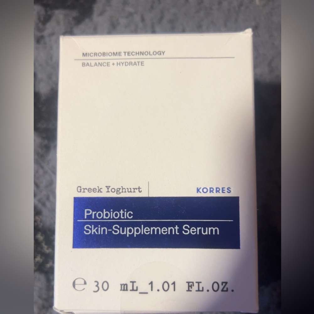 Korres Greek Yoghurt Probiotic Serum in White and Blue